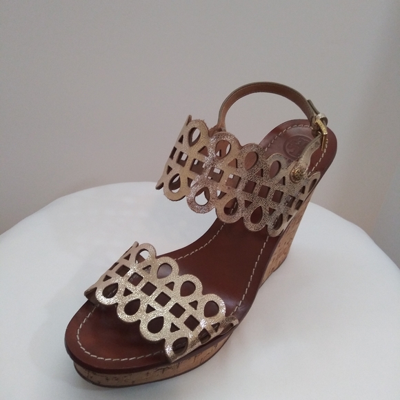 Tory Burch nori wedge sandals - Picture 6 of 7